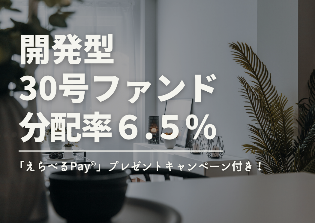 ★えらべるPay特別キャンペーン付き★DARWIN funding 開発型30号