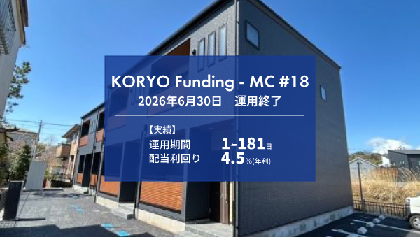【先着】KORYO Funding－MC　#18
