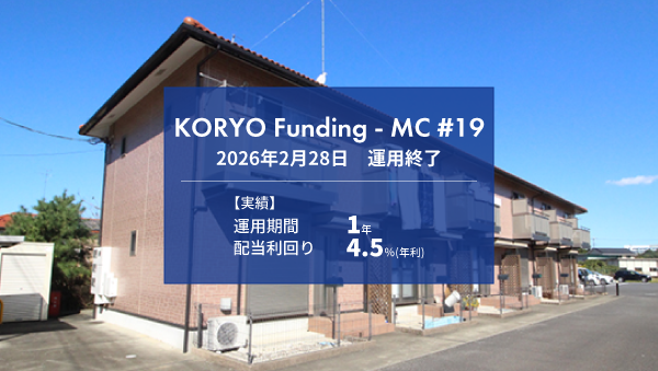 【抽選】KORYO Funding－MC　#19